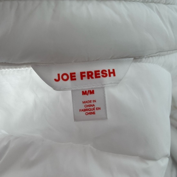 Joe Fresh Women's White Quilted Jacket size medium - Picture 5 of 6
